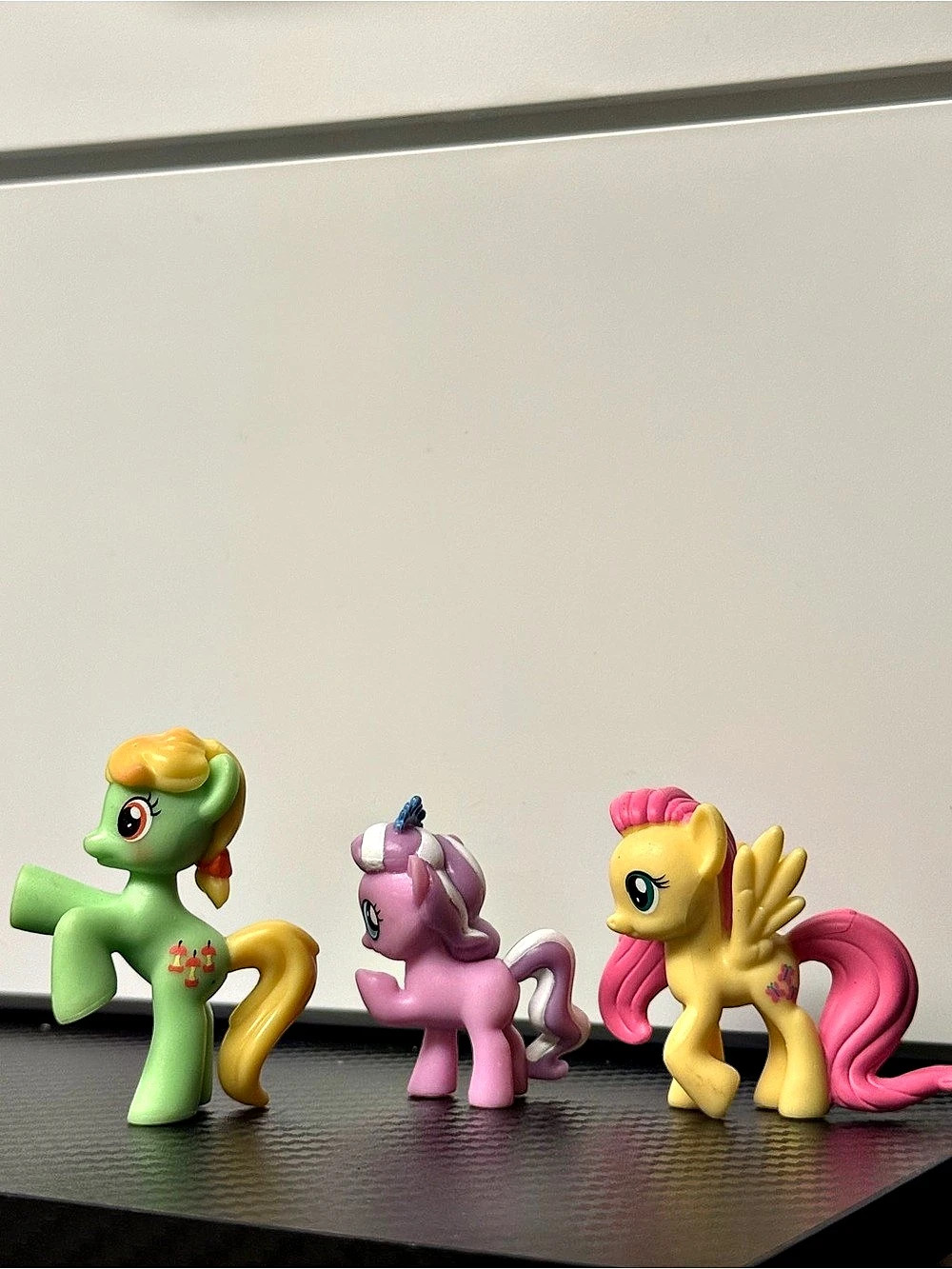 Hasbro My Little Pony Blind Bag Figures Lot of 3 Pink & Green